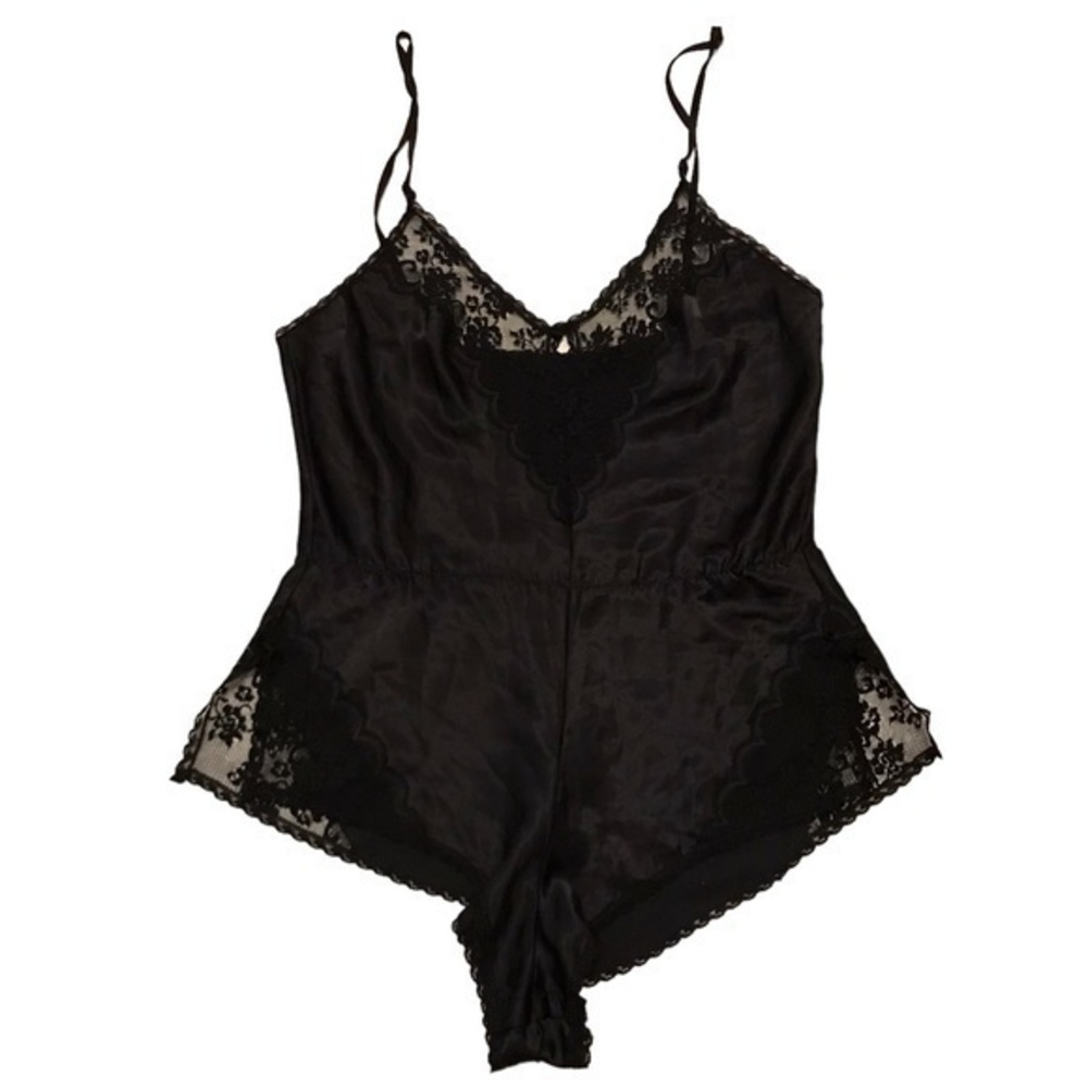 Vintage Chantilly Maidenform Union Made Romper Lingerie